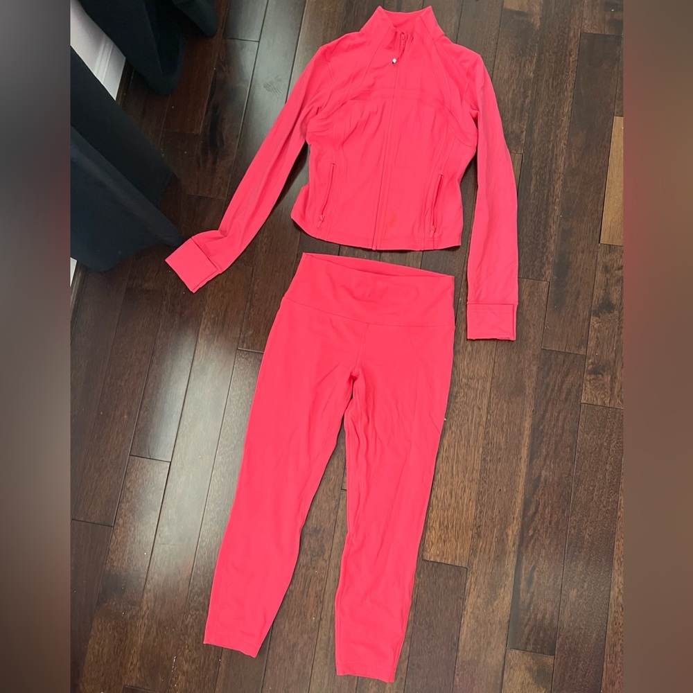 Pink lulu lemon 2 piece Set